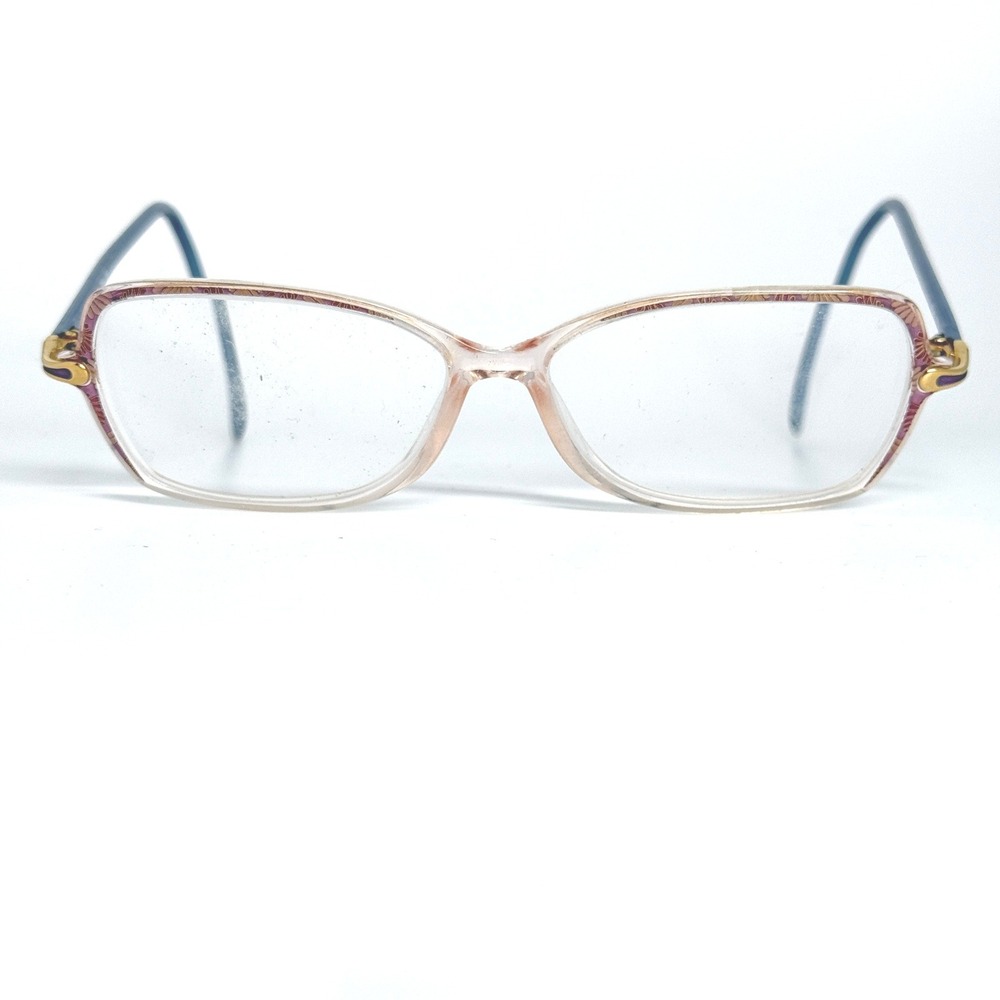 Silhouette SPX 1921 05 6054 135 Eyeglasses Frames Austria Blue Pink Clear Womens
